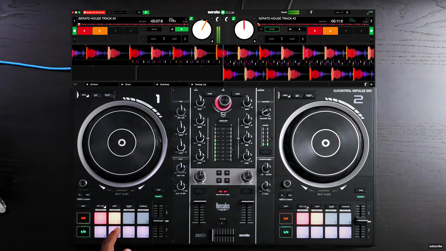 Hercules DJ DJControl Inpulse 500 DJ Controller/Interface